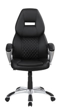 Load image into Gallery viewer, Home Office : Chairs - Black - Adjustable Height Office Chair Black And Silver