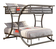Load image into Gallery viewer, Stephan Bunk Bed - Stephan Full Over Full Bunk Bed Gunmetal