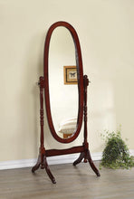 Load image into Gallery viewer, Oval Cheval Mirror Merlot