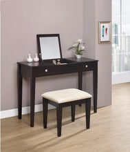 Load image into Gallery viewer, Beige - 2-piece Vanity Set Espresso And Beige