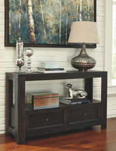 Load image into Gallery viewer, Gavelston - Rubbed Black - Sofa Table