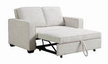 Load image into Gallery viewer, Off White - Helene Upholstered Sleeper Sofa Bed Beige