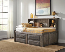 Load image into Gallery viewer, Wrangle Hill Collection - Wrangle Hill Twin Storage Daybed Gun Smoke