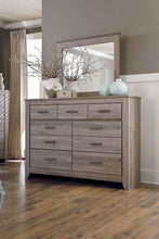 Load image into Gallery viewer, Zelen - Warm Gray - 5 Pc. - Dresser, Mirror, Queen Panel Bed