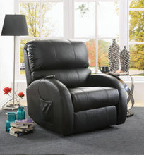 Load image into Gallery viewer, Living Room : Power Lift Recliner - Black - Upholstered Power Lift Recliner Black