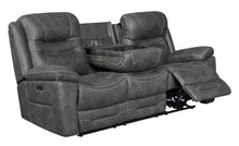 Load image into Gallery viewer, Hemer Motion Collection - Dark Grey - Hemer Upholstered Power^2 Sofa Dark Grey