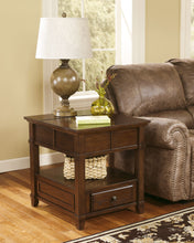 Load image into Gallery viewer, Gately - Medium Brown - Rectangular End Table