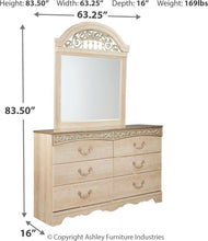 Load image into Gallery viewer, Catalina - Antique White - 4 Pc. - Dresser, Mirror, Queen Panel Headboard, Nightstand