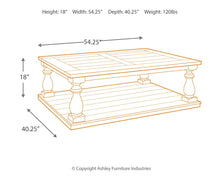 Load image into Gallery viewer, Mallacar - Black - Rectangular Cocktail Table
