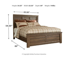 Load image into Gallery viewer, Juararo - Dark Brown - 6 Pc. - Dresser, Mirror, Chest, Queen Panel Bed