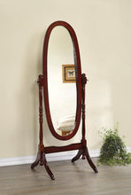Load image into Gallery viewer, Oval Cheval Mirror Merlot