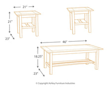 Load image into Gallery viewer, Lewis - Medium Brown - Occasional Table Set (3/CN)