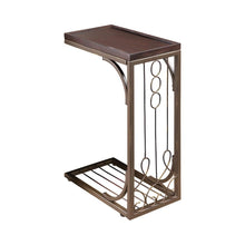Load image into Gallery viewer, Accent Table Brown And Burnished Copper