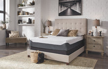 Load image into Gallery viewer, 12 Inch Chime Elite - White/Blue - Twin Mattress