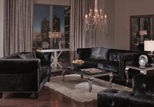 Load image into Gallery viewer, Reventlow Formal Black Two-piece Living Room Set