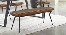 Load image into Gallery viewer, Camel - Misty Cushion Side Bench Camel And Black