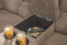 Load image into Gallery viewer, Workhorse - Cocoa - DBL Rec Loveseat w/Console