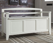 Load image into Gallery viewer, Charvanna - White - Storage Bench