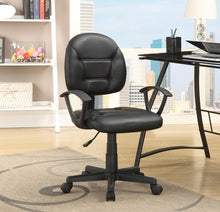 Load image into Gallery viewer, Home Office : Chairs - Black - Adjustable Height Office Chair Black