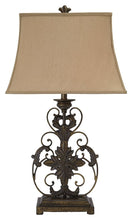 Load image into Gallery viewer, Sallee - Gold Finish - Poly Table Lamp (1/CN)