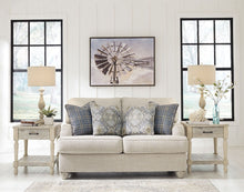 Load image into Gallery viewer, Traemore - Linen - 5 Pc. - Sofa, Loveseat, Shawnalore Ottoman Cocktail Table, 2 End Tables