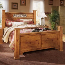 Load image into Gallery viewer, Bittersweet - Light Brown - 6 Pc. - Dresser, Mirror, Queen Poster Bed