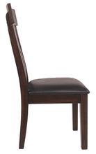 Load image into Gallery viewer, Haddigan - Dark Brown - Dining UPH Side Chair (2/CN)