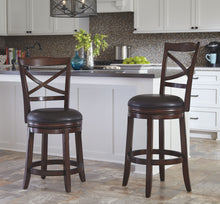 Load image into Gallery viewer, Porter - Rustic Brown - UPH Swivel Barstool (2/CN)