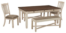 Load image into Gallery viewer, Bolanburg - Antique White - 7 Pc. - Rectangular Dining Room Table, 6 Upholstered Side Chairs