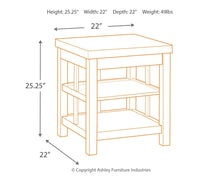 Load image into Gallery viewer, Gavelston - Rubbed Black - Square End Table