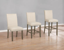 Load image into Gallery viewer, Beige - Coleman Upholstered Side Chairs Beige And Rustic Brown (Set of 2)