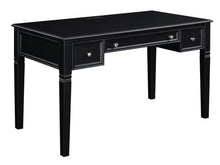 Load image into Gallery viewer, Constance Collection - Constance Writing Desk With Power Outlet Black