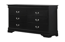 Load image into Gallery viewer, Louis Philippe Collection - Louis Philippe Black Six-drawer Dresser