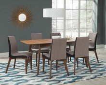 Load image into Gallery viewer, Redbridge Collection - Light Grey - Redbridge Upholstered Side Chairs Grey And Natural Walnut (Set of 2)