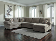 Load image into Gallery viewer, Jinllingsly - Chocolate - Left Arm Facing Sofa, Armless Loveseat, Right Arm Facing Corner Chaise Sectional