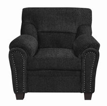 Load image into Gallery viewer, Grey - Clemintine Upholstered Chair With Nailhead Trim Graphite