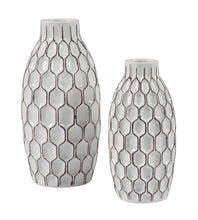 Load image into Gallery viewer, Dionna - White - Vase Set (2/CN)