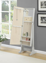 Load image into Gallery viewer, Storage Jewelry Cheval Mirror Dove Grey