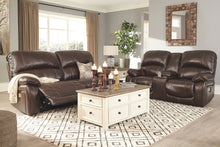 Load image into Gallery viewer, Hallstrung - Chocolate - PWR REC Loveseat/CON/ADJ HDRST