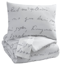 Load image into Gallery viewer, Adrianna - White/Gray - Queen Comforter Set