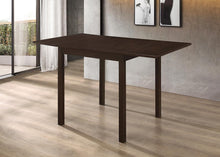 Load image into Gallery viewer, Kelso Rectangular Dining Table With Drop Leaf Cappuccino