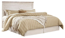 Load image into Gallery viewer, Willowton - Whitewash - Queen/Full Panel Headboard