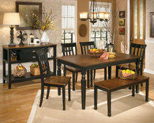 Load image into Gallery viewer, Owingsville - Black/Brown - Large Dining Room Bench