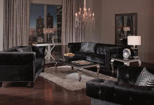 Load image into Gallery viewer, Abildgaard Collection - Black - Reventlow Tufted Chair Black