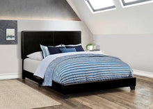 Load image into Gallery viewer, Dorian Upholstered Bed - Black - Dorian Upholstered Full Bed Black