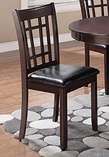 Load image into Gallery viewer, Lavon Collection - Black - Lavon Padded Dining Side Chairs Espresso And Black (Set of 2)