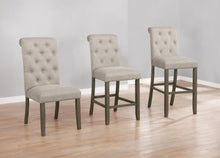 Load image into Gallery viewer, Beige - Tufted Back Counter Height Stools Beige And Rustic Brown (Set of 2)
