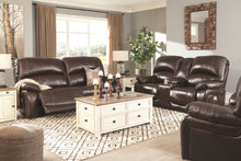 Load image into Gallery viewer, Hallstrung - Chocolate - PWR REC Loveseat/CON/ADJ HDRST