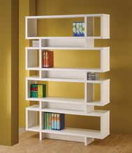 Load image into Gallery viewer, Home Office : Bookcases - 4-tier Open Back Bookcase White