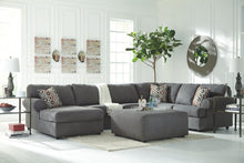 Load image into Gallery viewer, Jayceon - Steel - 6 Pc. - Left Arm Facing Corner Chaise, Armless Loveseat, Right Arm Facing Sofa Sectional, Coylin Cocktail Table, 2 End Tables